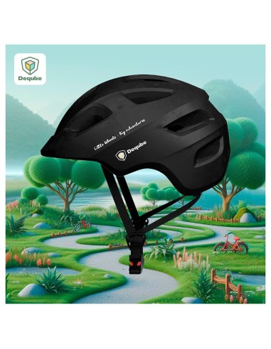 casco bici white 48-52cm 914D00183 DEQUBE