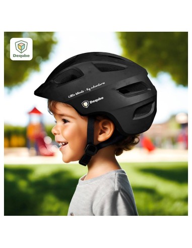 casco bici white 48-52cm 914D00183 DEQUBE