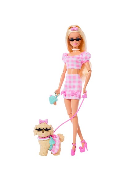 Muñeca Barbie Twinnig Looks rubia con perro JFP36 BARBIE