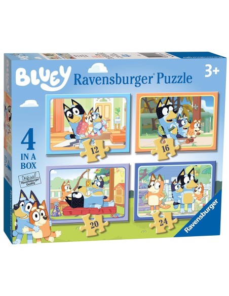 Puzzle 4 formas Bluey 03111 BLUEY RAVENSBURGUER