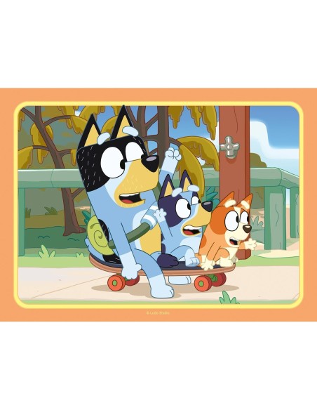 Puzzle 4 formas Bluey 03111 BLUEY RAVENSBURGUER