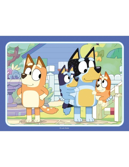 Puzzle 4 formas Bluey 03111 BLUEY RAVENSBURGUER