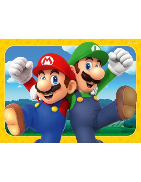 Puzzle 4 formas Super Mario 12004107 SUPER MARIO RAVENSBURGUER