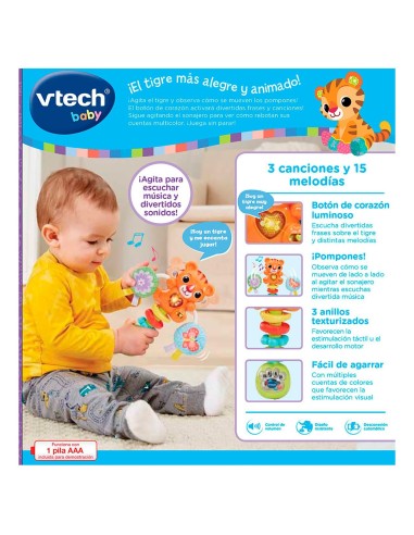 Sonajero musical Baby Tigre 80-577422 V-TECH