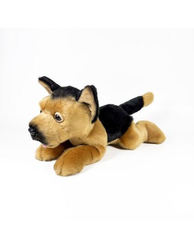 Peluche Pastor Aleman Tumbado 25Cm 939D00290 BOCALAN DEQUBE