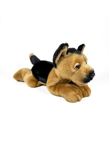 Peluche Pastor Aleman Tumbado 25Cm 939D00290 BOCALAN DEQUBE