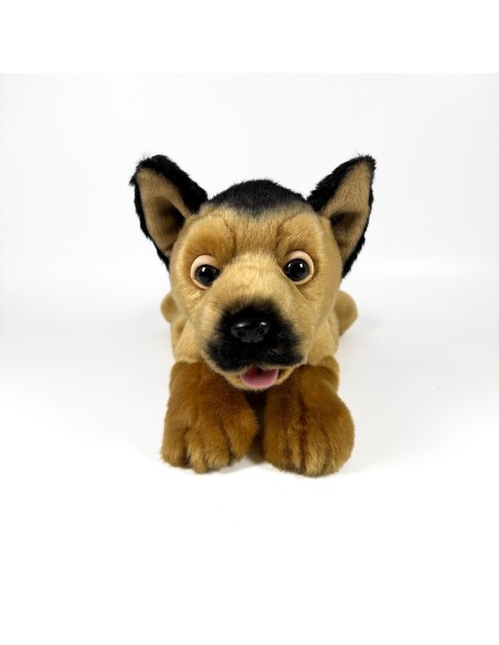 Peluche Pastor Aleman Tumbado 25Cm 939D00290 BOCALAN DEQUBE