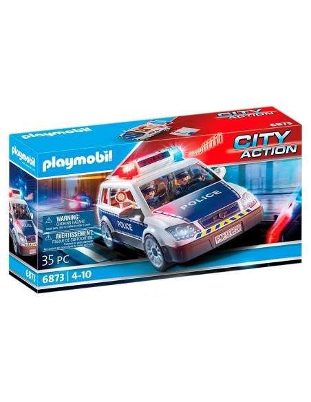Coche de polícia con luces y sonido 6873 PLAYMOBIL