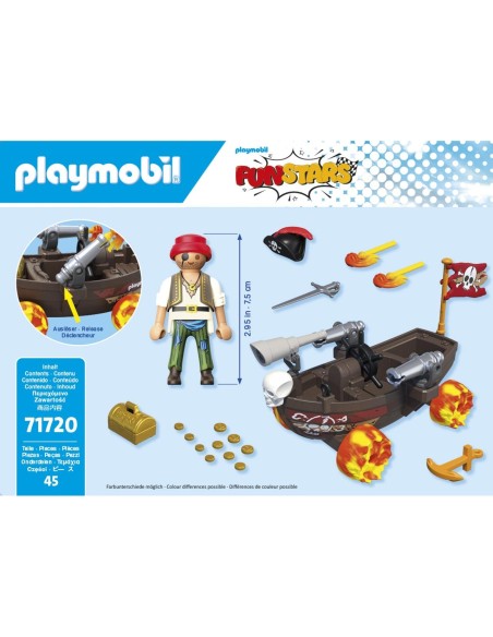Funstars Racing Barco pirata 71720 PLAYMOBIL