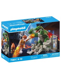 Héroe batalla contra el lagarto gigante 71831 PLAYMOBIL