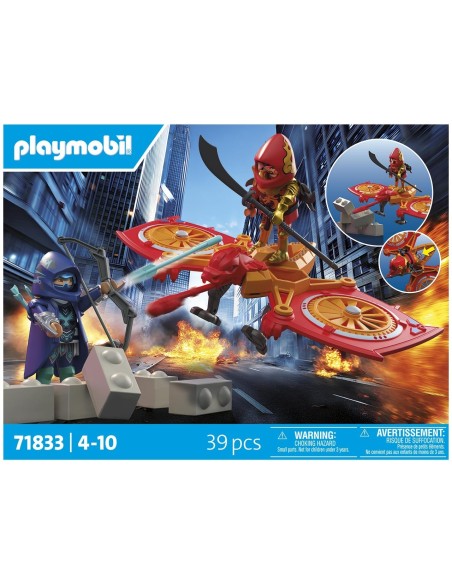 Héroe dron lucha contra ninja malvado 71833 PLAYMOBIL