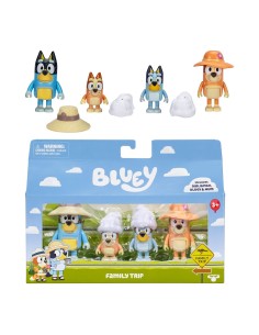 Pack 4 figuras viaje familiar Bluey 17654 BLUEY MOOSE