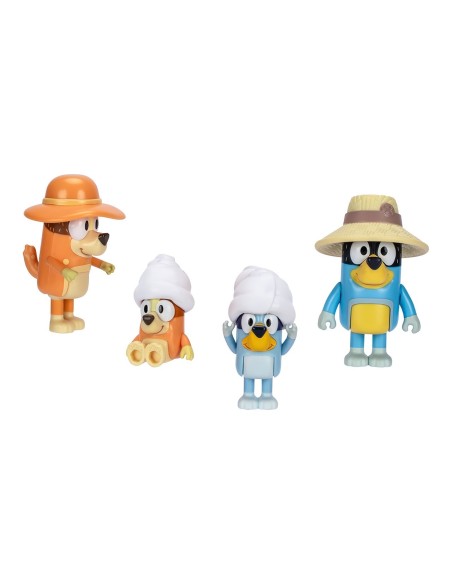 Pack 4 figuras viaje familiar Bluey 17654 BLUEY MOOSE