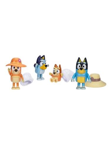 Pack 4 figuras viaje familiar Bluey 17654 BLUEY MOOSE