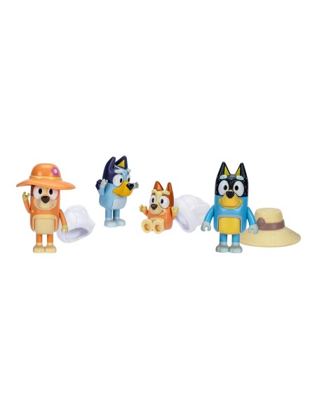 Pack 4 figuras viaje familiar Bluey 17654 BLUEY MOOSE