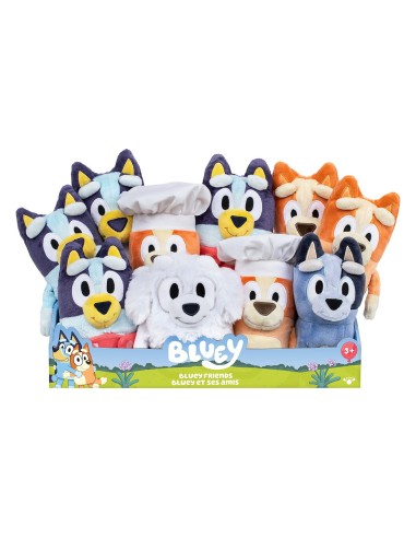 Peluches Let's play chef 20 cm 17611 BLUEY MOOSE
