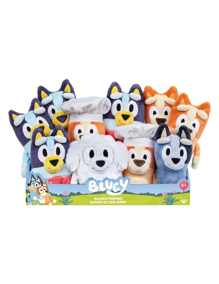 Peluches Let's play chef 20 cm 17611 BLUEY MOOSE