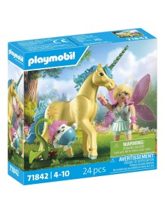 Unicornio Sunshine Blossom con hada 71842 PLAYMOBIL