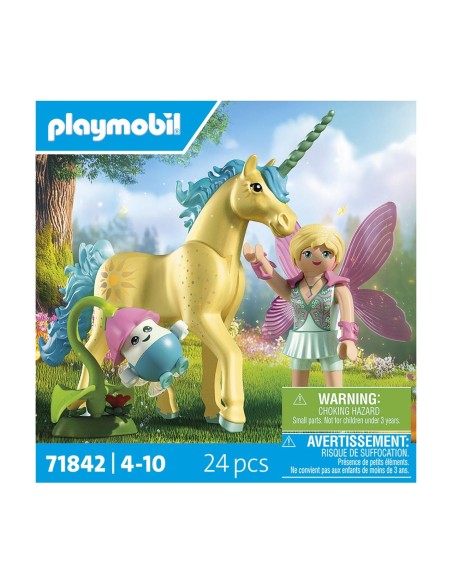 Unicornio Sunshine Blossom con hada 71842 PLAYMOBIL