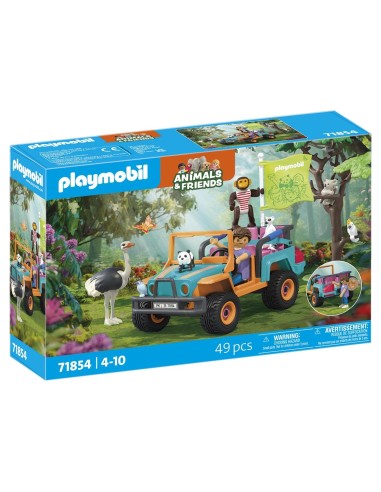 Vehículo todoterreno de colores Animals y friends 71854 PLAYMOBIL