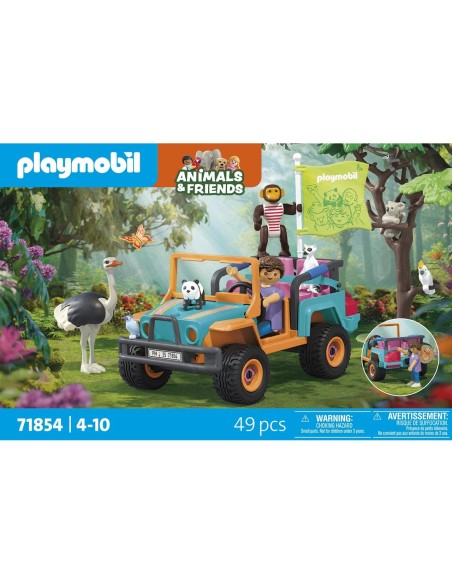 Vehículo todoterreno de colores Animals y friends 71854 PLAYMOBIL