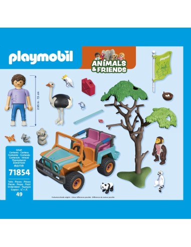 Vehículo todoterreno de colores Animals y friends 71854 PLAYMOBIL
