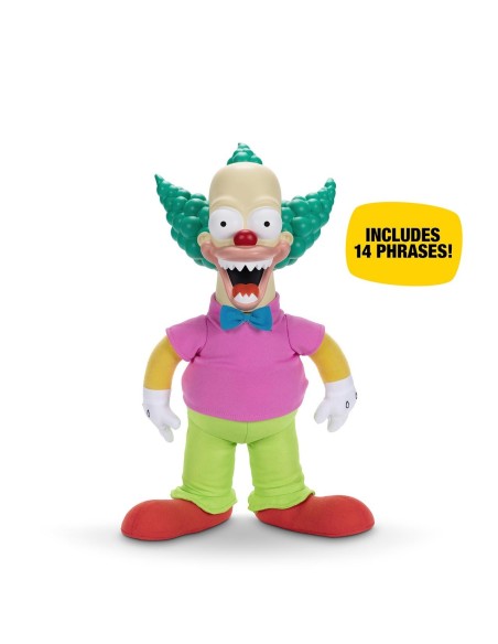 Peluche Krusty con funciones 175504 THE SIMPSONS JAKKS PACIFIC