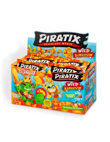 Expositor 24 Piratix Wild Kingdom One pack PPX4D424IN00 MAGIC BOX