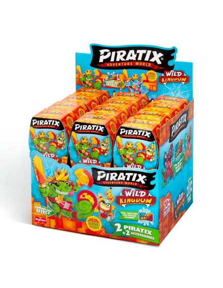 Expositor 24 Piratix Wild Kingdom - Two pack PPX4DT224IN00 MAGIC BOX