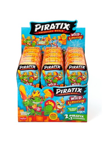 Expositor 24 Piratix Wild Kingdom - Two pack PPX4DT224IN00 MAGIC BOX
