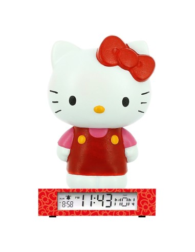 Lámpara 3D despertador con fecha de Hello Kitty HK50198 HELLO KITTY KIDS LICENSING