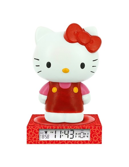 Lámpara 3D despertador con fecha de Hello Kitty HK50198 HELLO KITTY KIDS LICENSING