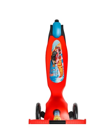 hot wheels: patinete 3 ruedas con luces led 914D00184 HOT WHEELS DEQUBE