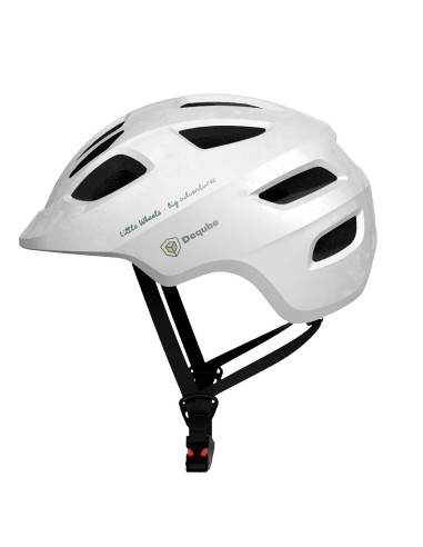casco bici white 48-52cm 914D00242 DEQUBE