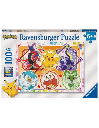 Puzzle 100 piezas XXL Pokemon 12001075 POKEMON RAVENSBURGUER