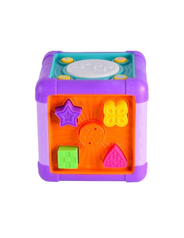 Cubo activity musical con Sonidos, luces y Juegos Educativos. Juguete Sensorial 782T01008 TACHAN