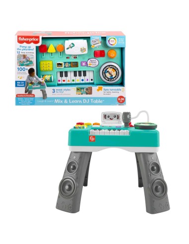 Mesa de mezclas Dj musical ríe y aprende HRB60 FISHER-PRICE