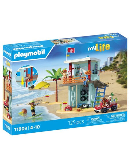 Torre de vigilancia con coche de playa 71903 PLAYMOBIL