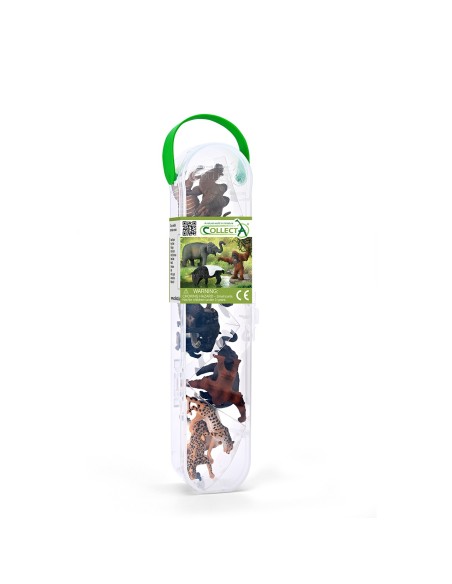 TUBO MINI ANIMALES SALVAJES 2 COLLECTA - A1212-C 901A1212-C COLLECTA COLLECTA