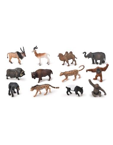 TUBO MINI ANIMALES SALVAJES 2 COLLECTA - A1212-C 901A1212-C COLLECTA COLLECTA