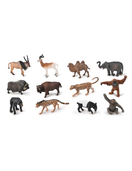 TUBO MINI ANIMALES SALVAJES 2 COLLECTA - A1212-C 901A1212-C COLLECTA COLLECTA