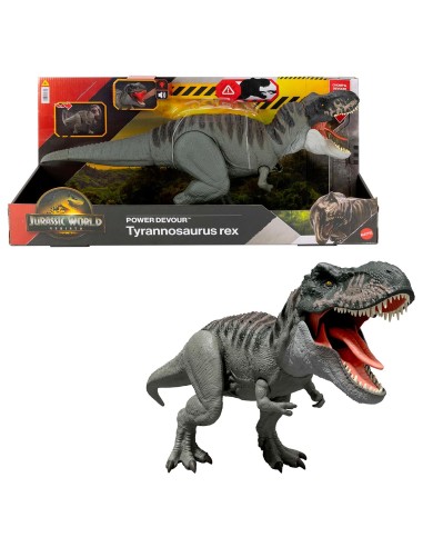 Dinosaurio T-Rex ataca JCH02 JURASSIC WORLD MATTEL