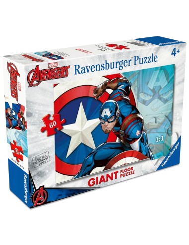 Puzzle 60 Giant Capitán América 12004217 MARVEL RAVENSBURGUER