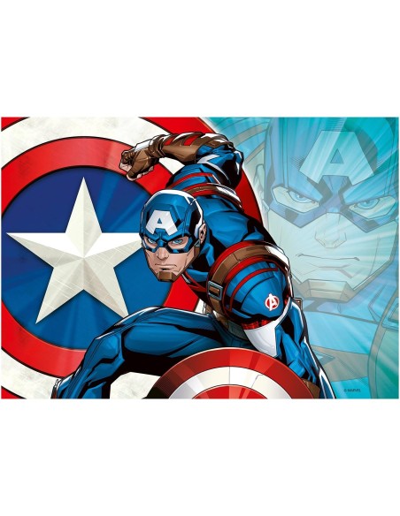 Puzzle 60 Giant Capitán América 12004217 MARVEL RAVENSBURGUER
