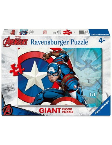 Puzzle 60 Giant Capitán América 12004217 MARVEL RAVENSBURGUER