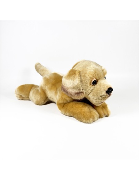 Peluche Labrador Canela Tumbado 25Cm 939D00285 BOCALAN DEQUBE