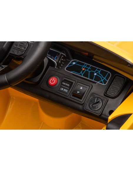 ford 4x4 12v amarillo licencia 711T00918 TACHAN