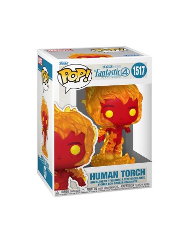 Funko Pop! La Antorcha Humana - Los 4 Fantásticos- 83586 MARVEL FUNKO