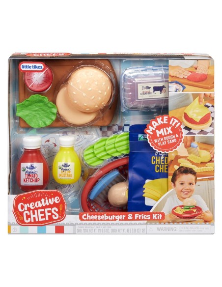 Creative Chefs Kit Hamburguesa 643194 LITTLE TIKES