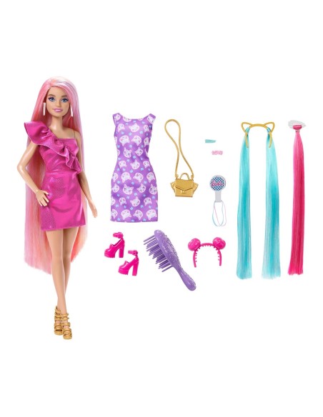 Muñeca Barbie Totally Hair Pelo rubio JDC85 BARBIE